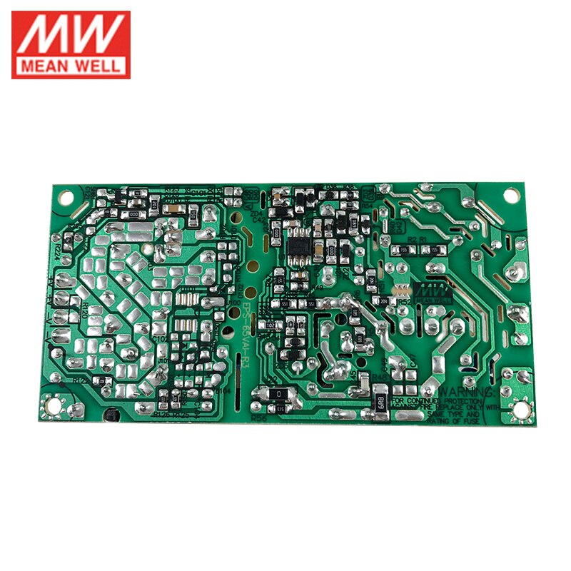MEAN WELL EPS-65-15 65W 15V Industriële Open Frame Schakelende Voeding 110 V/220VAC om 15V DC 4.34A groene PCB power unit PSU