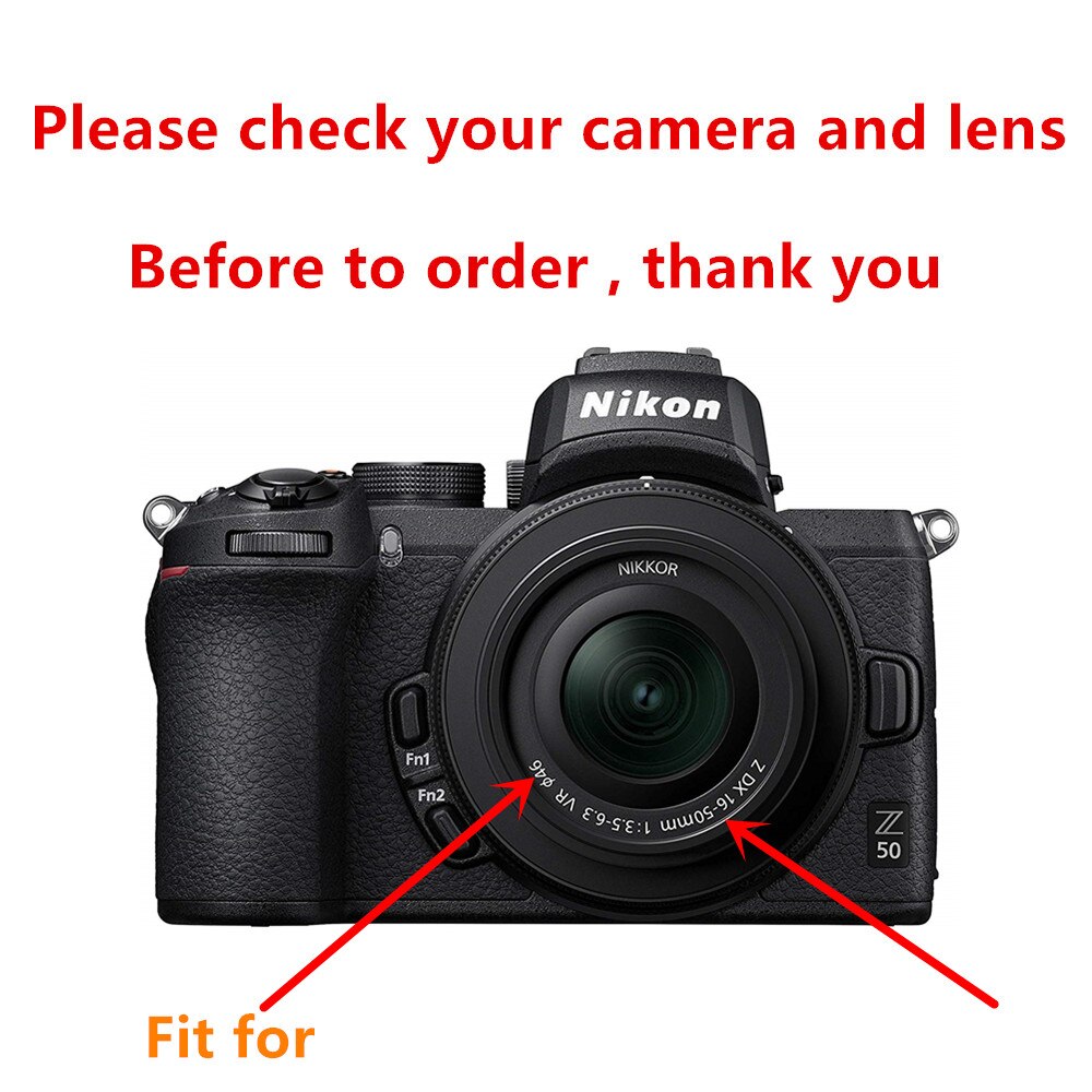 Housse de étui rigide rétro en cuir pour appareil photo Nikon Z50 avec objectif Nikkor Z DX 16-50mm uniquement