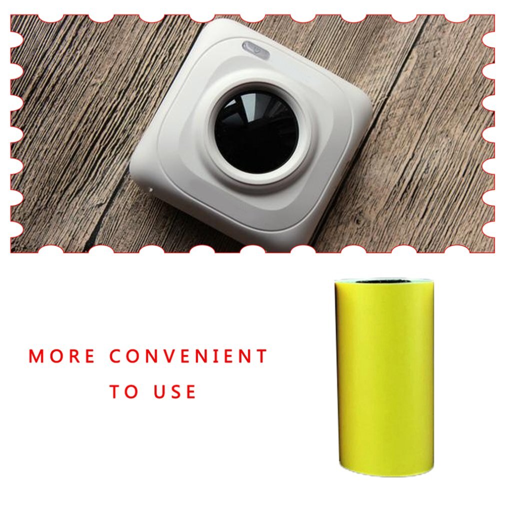 Color Self-Adhesive Thermal Paper Printing Paper Photo Printing Paper With Adhesive For Meow Machine Small Pos Machine