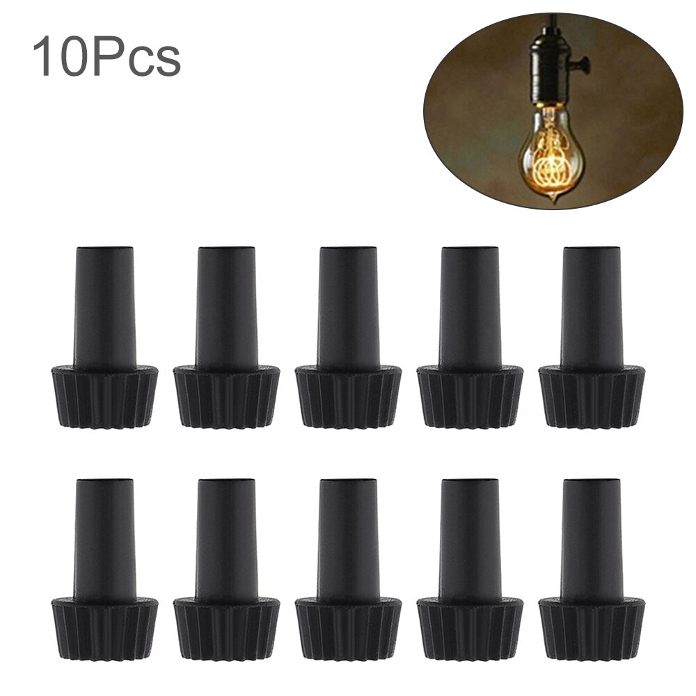 Perilla de encendido/apagado de lámpara de repuesto, interruptor de giro, perillas de enchufe para accesorios de luz y ventilador, 10 Uds.