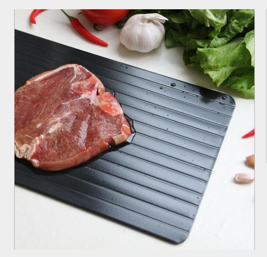 Fast Defrosting Tray Plate Kitchen The Safest Way to Defrost Meat or Frozen Food Without Electricity Microwave Defrost Tray Thaw