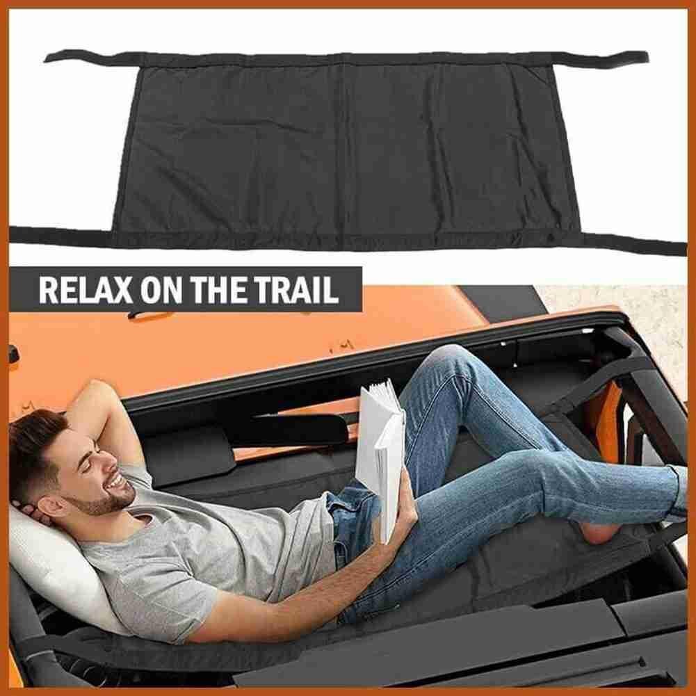 2 tür Sonnenschutz oben Abdeckung Auto Stern Dach Rest Hängematte Sonnenschirm passen Gittergewebe für Jeep Wrangler Jk Jku Teil bietet UV Schutz Cov