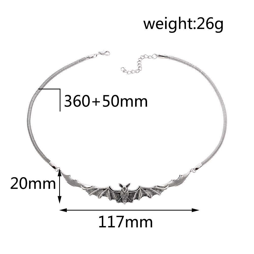 Vintage Fledermaus Choker Halskette Vampire Dunklen Stil Halsband Fledermaus Schmuck Frauen Mädchen Goth Bat Punk Stil männer Schmuck: Default Title