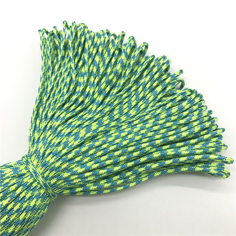 10 jardów/Lot 2mm linka spadochronowa smycz liny Mil Spec typu jeden Strand wspinaczka Camping Survival sprzęt DIY biżuteria, dzięki czemu: 22