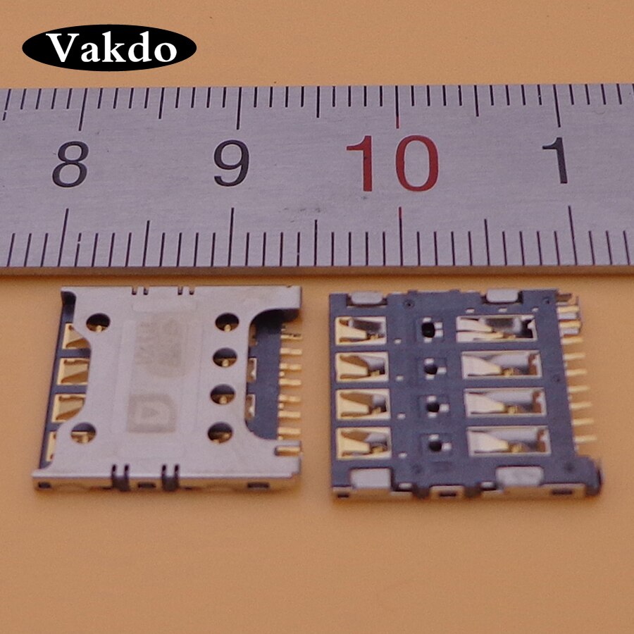 1 stks/partij Sim Kaartlezer Lade Slot socket micro Connector Houder Socket Voor LG G3 S Beat D722 D728 D725 d724 D722K Vervanging