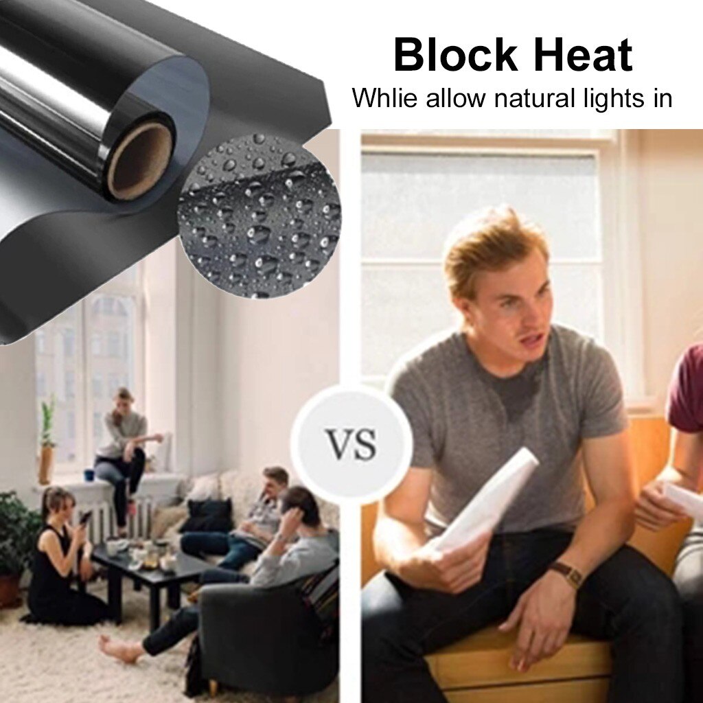 Glass Film High Thermal Insulation Film Window Insulation Film Privacy Transparent High Heat Rejection UV Cut