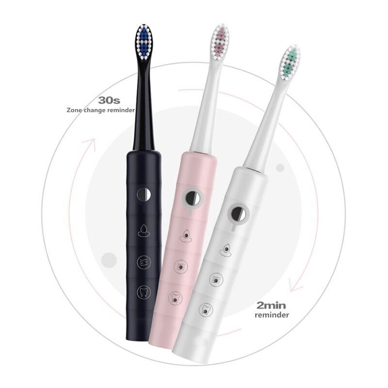 electric toothbrush adult USB rechargeable soft toothbrush waterproof ultrasonic electric toothbrush