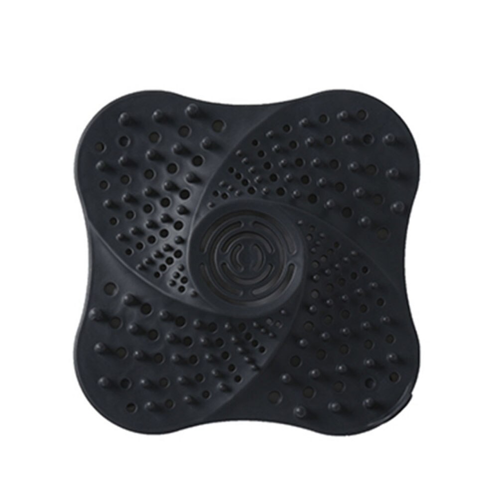 Bathroom Floor Drain Covers Bathroom Accessories Hair Extensions Sink Filter Covers Bathroom Accessories Shower Drain Catcher: A BLACK
