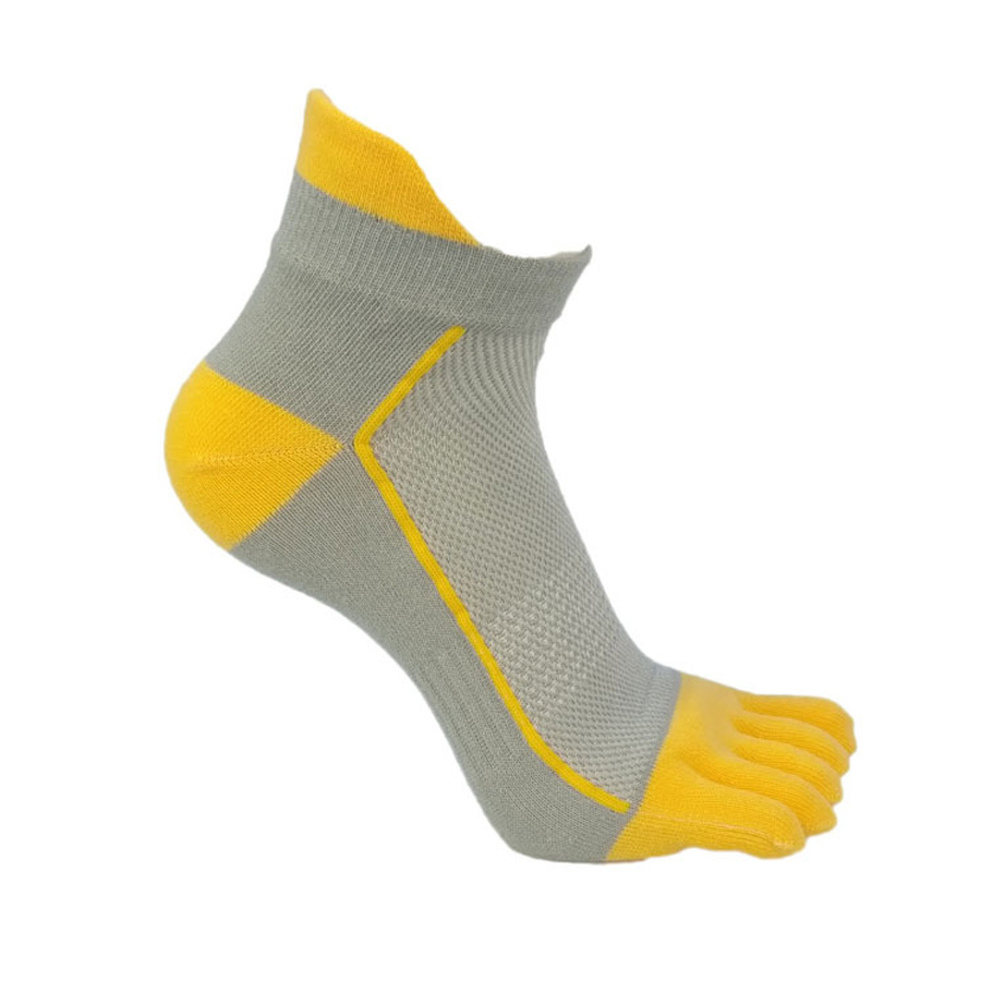 Veridical Katoen Vijf Vinger Sport Sokken Compressie Ademend Kleurrijke Gestreepte Fashions Harajuku Sokken Met Tenen EU39-45
