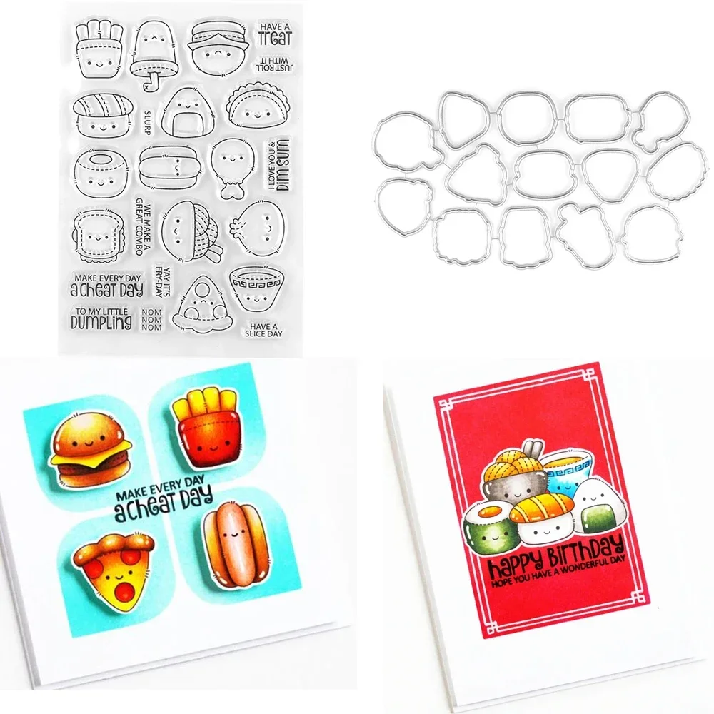 Ballonbos Sea Whale Peckish Knuffels Stempels en Stansmessen Zonnebloemen Alle Ingebouwde Stempel Voor DIY Scrapbooking Kaarten Maken: DONKERGRIJS