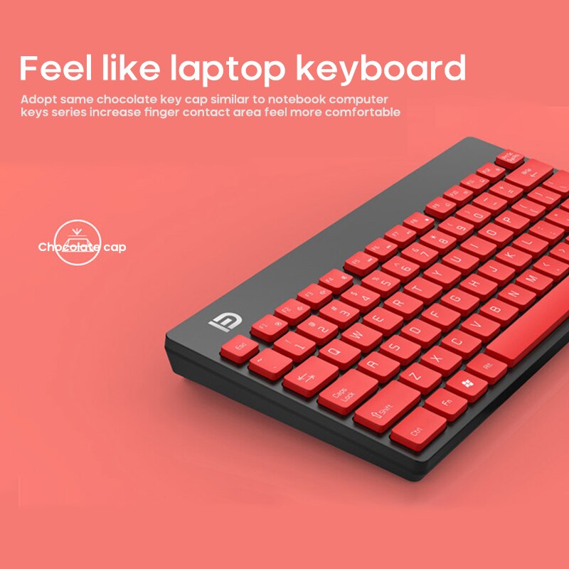 Wireless Keyboard And Mouse Set Notebook Slim Silent Game Office Home Girl Mini Set