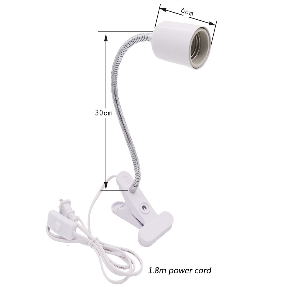 Uva/Uvb E27 Reptiel Aquarium Warmte Lamp Clip-On Lamp Verstel Houder Schildpadden Koesteren Uv Verwarming Lamp kit Voor Hagedis Schildpad