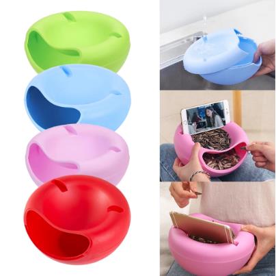 Cuenco de plástico para aperitivos de vagos, cajas de almacenamiento para sala de estar, recipiente para fruta, 1 Uds.