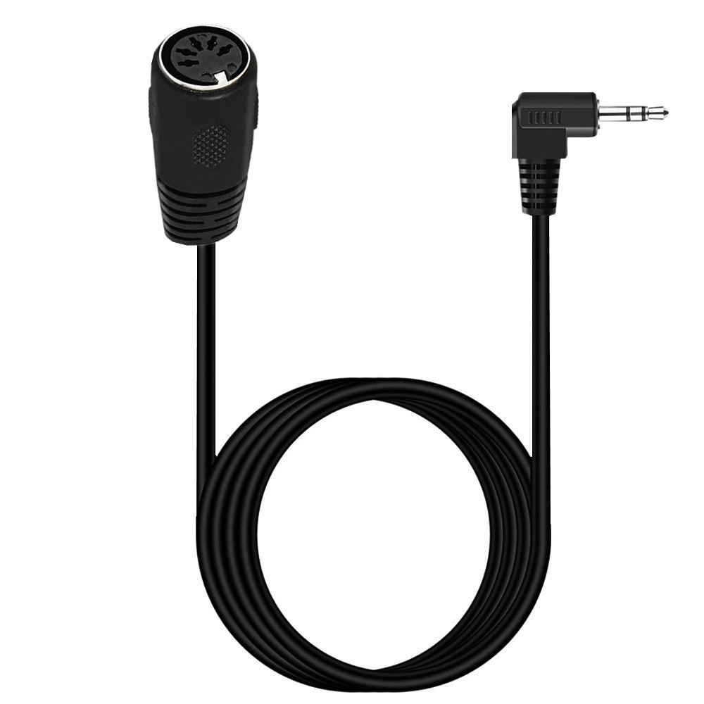 DIN to 3.5mm Cable, 5 Pin DIN Female to 3.5MM male SmartPhone AUX Headphone Stereo Jack Adapter Input Cable