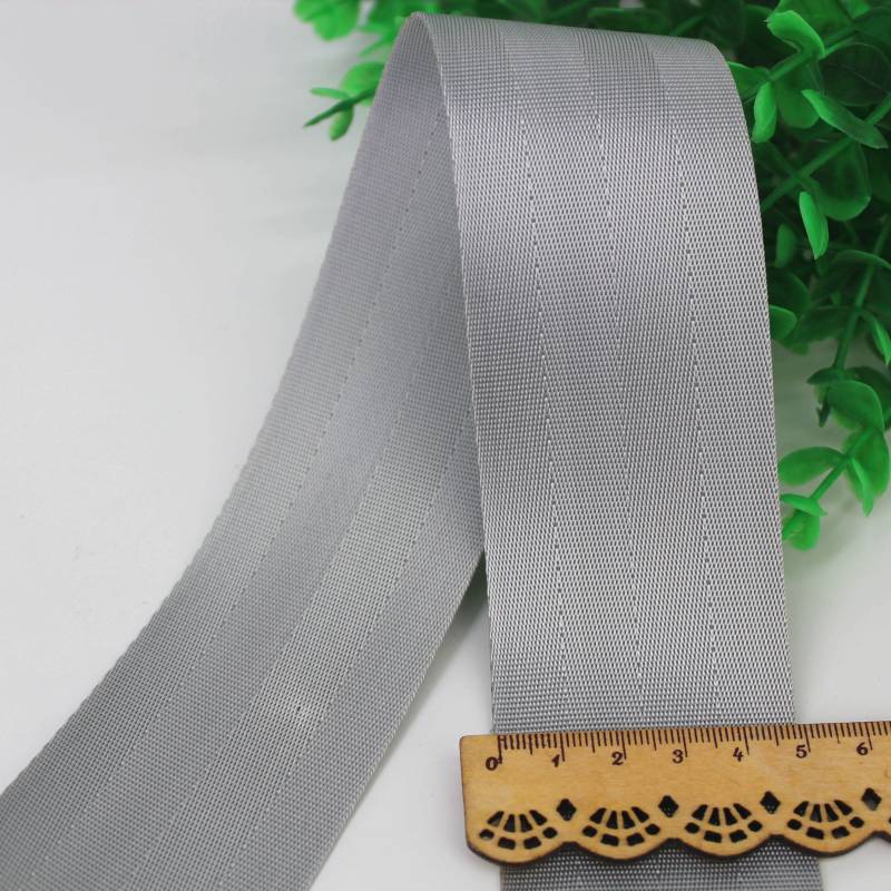 8m 1mm Dik 25/50mm Grijs Polyester Nylon Tape DIY Handleiding Kinderen Veiligheid Seat Rugzak huisdier Band Riem Ambachten RD003: Default Title