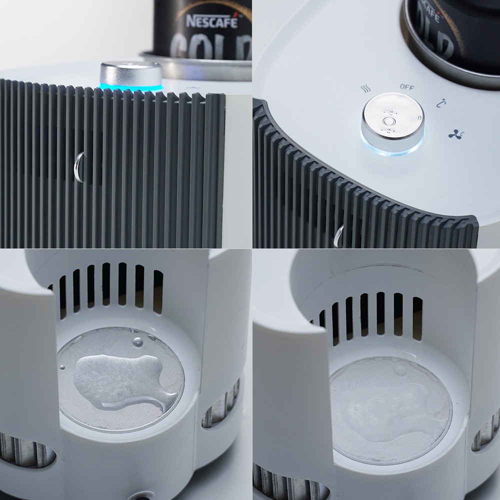 3-in-1 Smart Instant Cooler Warmer Fan Cold Drink Cup Multifunctional Beverage Fast Cooling/Heating Machine Coffee Maker