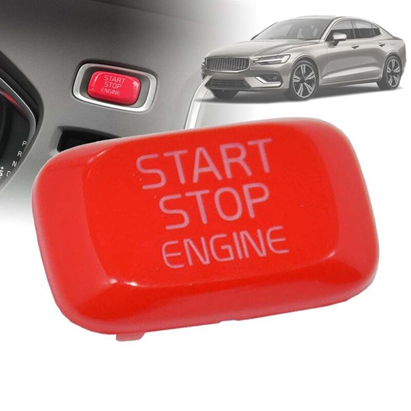 Car Engine Start Stop Switch Button Cover for Volvo V40 V60 S60 XC60 S80 V50 V70 XC70