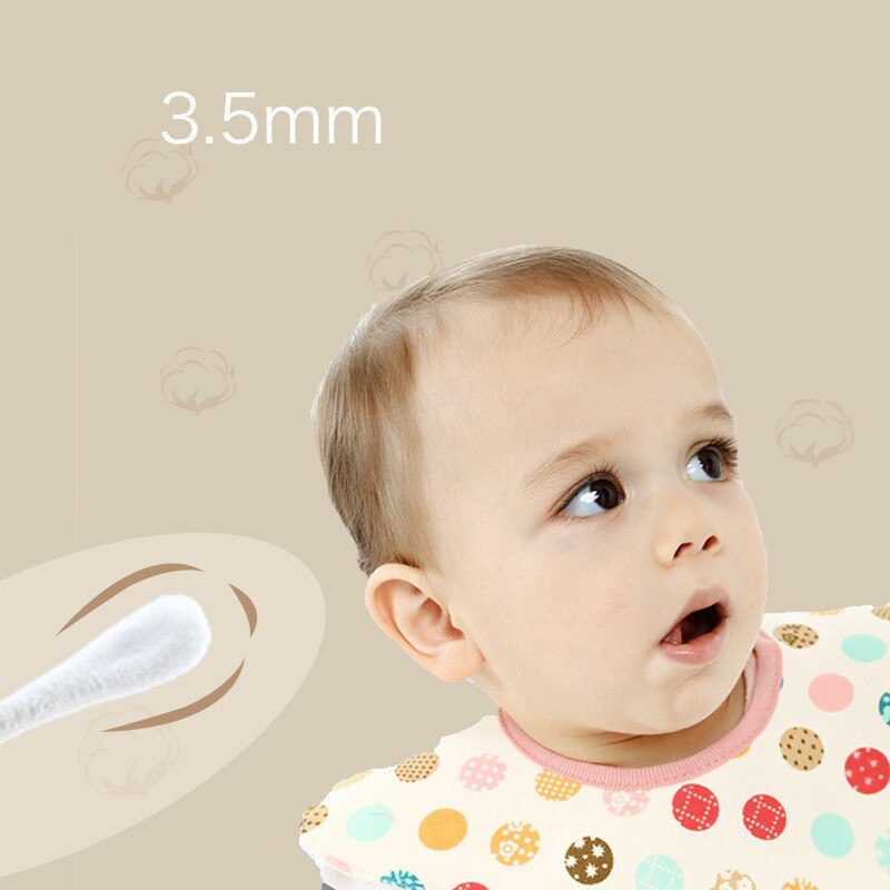 400 Sticks Baby Cotton Swab Double Head Soft Cotton Buds Cleaning Of Ears Tampons Cotonete Pampons Nose Ears Tools Health Beauty