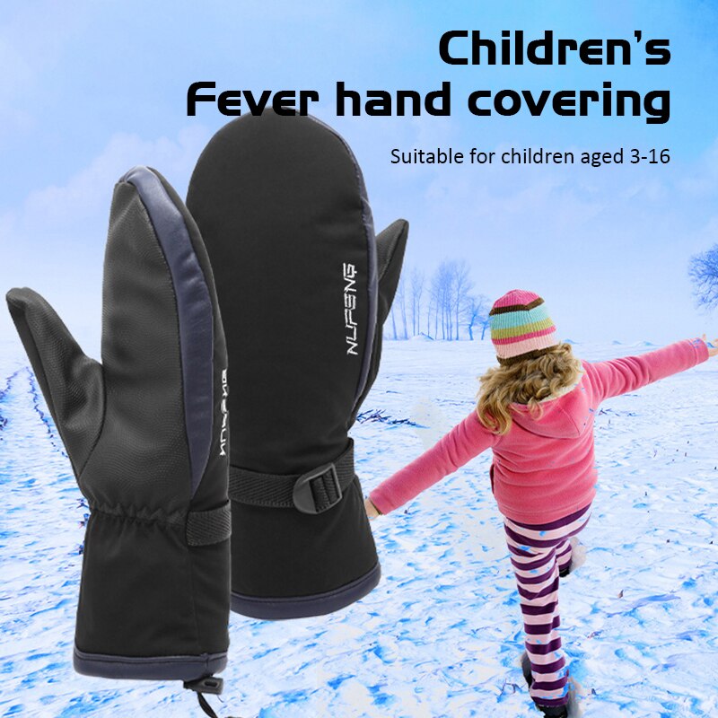 Power Bank Heating Gloves Double-sided Heating USB Electric Heating Mittens To Keep Warm In Winter Adjustable Temperature