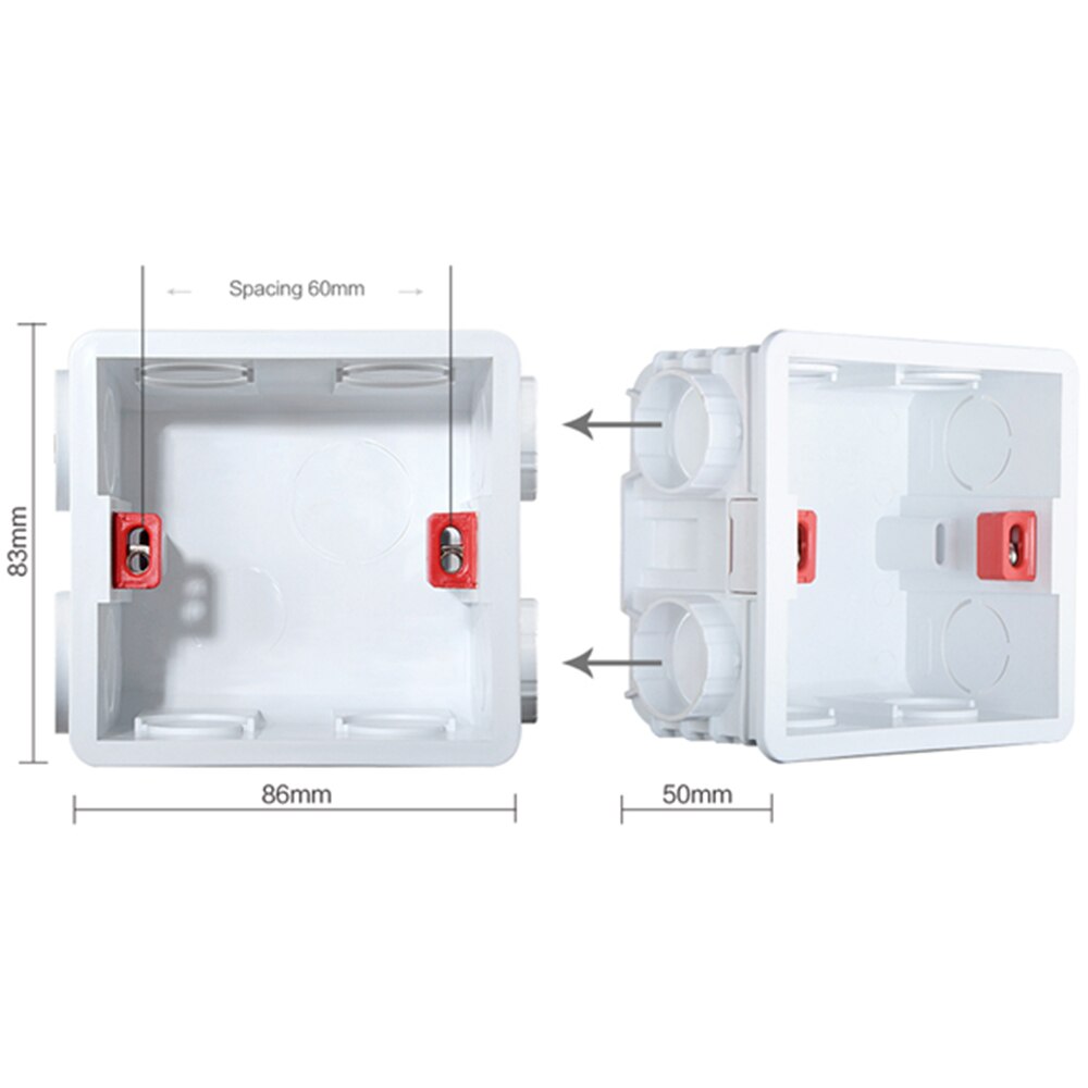 French standard wall power socket with USB socket strip 2/3/4/5 crystal tempered glass material panel luxury townhouse socket