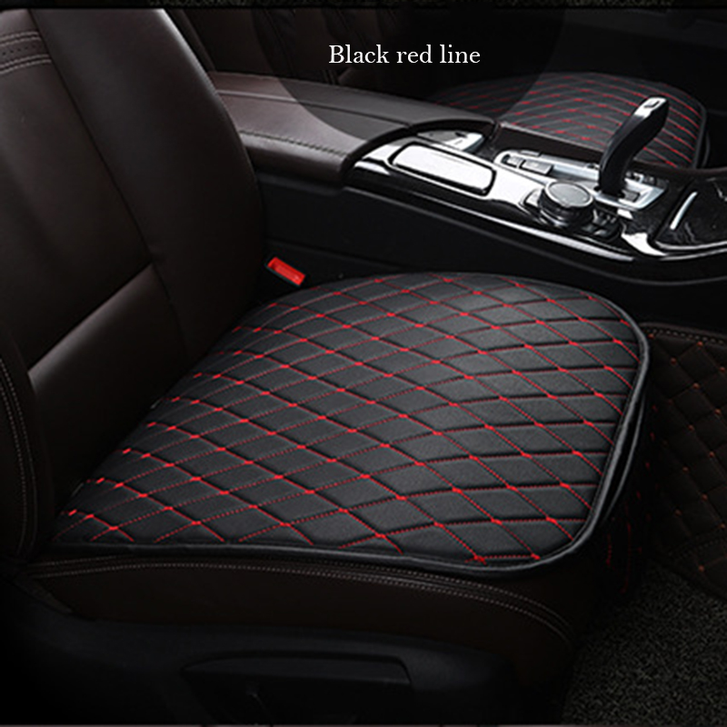 Universele autostoel cover zitkussen voor kia rio 3 ceed cerato picanto soul sportage spectra ochtend Alle modellen auto accessoires: Black red 1 piece