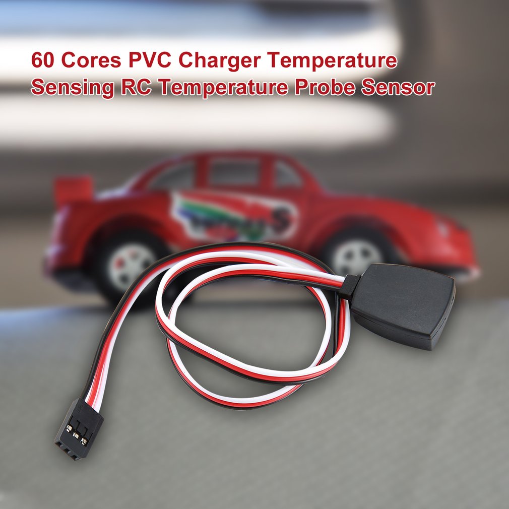 60 Cores PVC Charger Temperature Sensing RC Parts Temperature Probe Sensor Cable Line For Imax B5 B6 Lipo Battery Charger