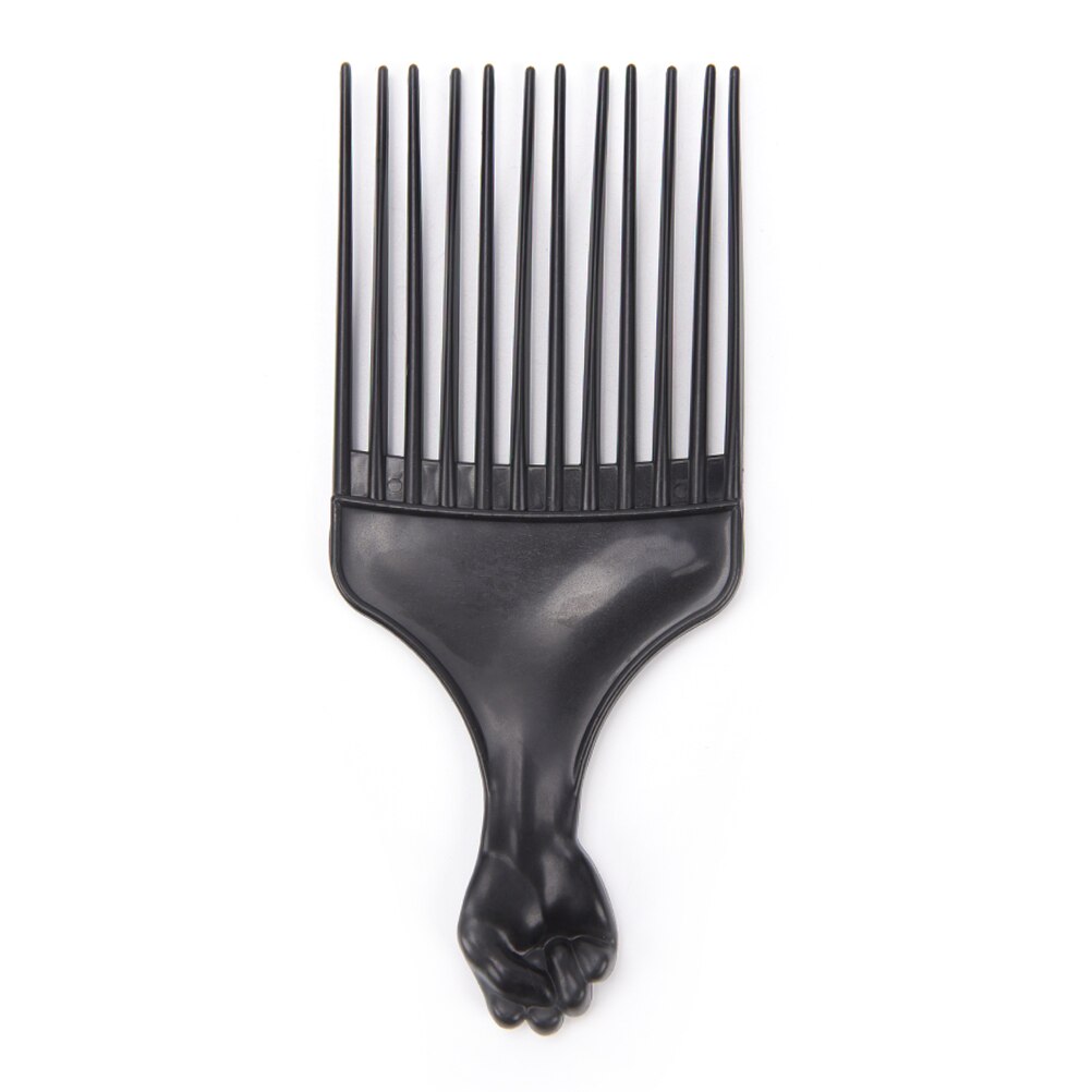 1 Uds., cepillo Afro para el pelo, peine para horquilla, cepillo para el pelo, peine para el pelo, peine plástico para herramientas de estilismo Afro rizado