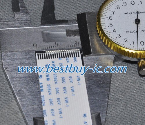 1.0mm Spacing +600mm Length +20PinA / same direction line Soft wire FFC Flexible Flat Cable.20P*1.0A*600MM