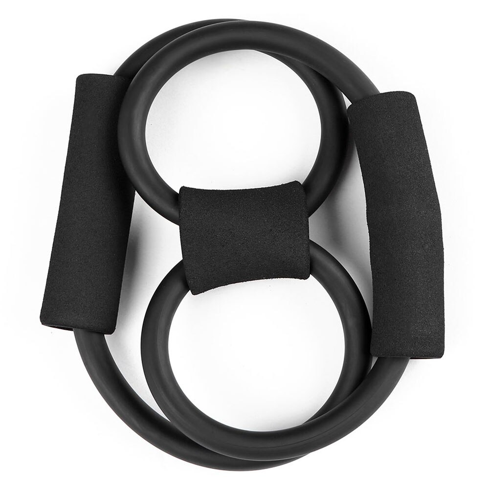 Conjunto de Fitness para gimnasio en casa, 5 uds., rueda de rodillo Abdominal, banda de resistencia de 8 formas, cuerda de saltar, Kit de barras de realce, equipo de gimnasio de fitness