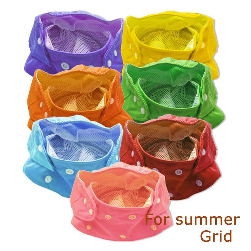 Newborn Washable Reusable Cloth Diapers Modern Adjustable Organic Cotton Soft Diapers All In One For Infants Fabric Diapers