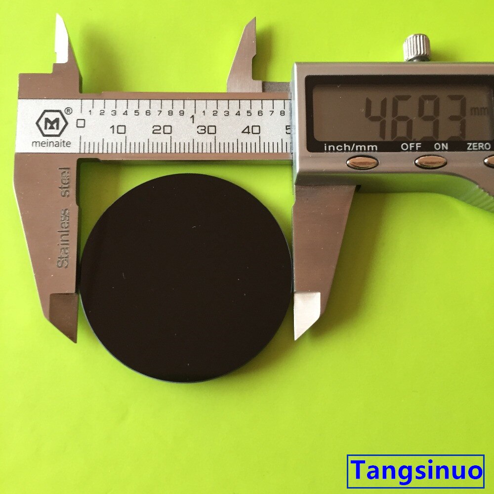 47*2.0mm ZWB2 UG1 UV Pass Filter Glass lens for 365nm light source flashlight