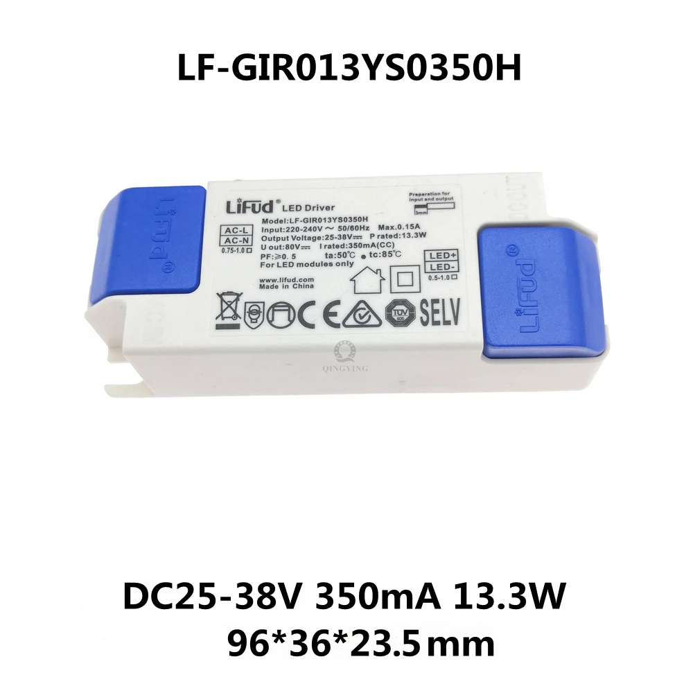 No Flicker LiFud LED Driver LF-GIRxxxYS Series 135mA 200mA 300mA 450mA 600mA 700mA 900mA 1000mA 1200mA 1300mA 1400mA 1500mA: green