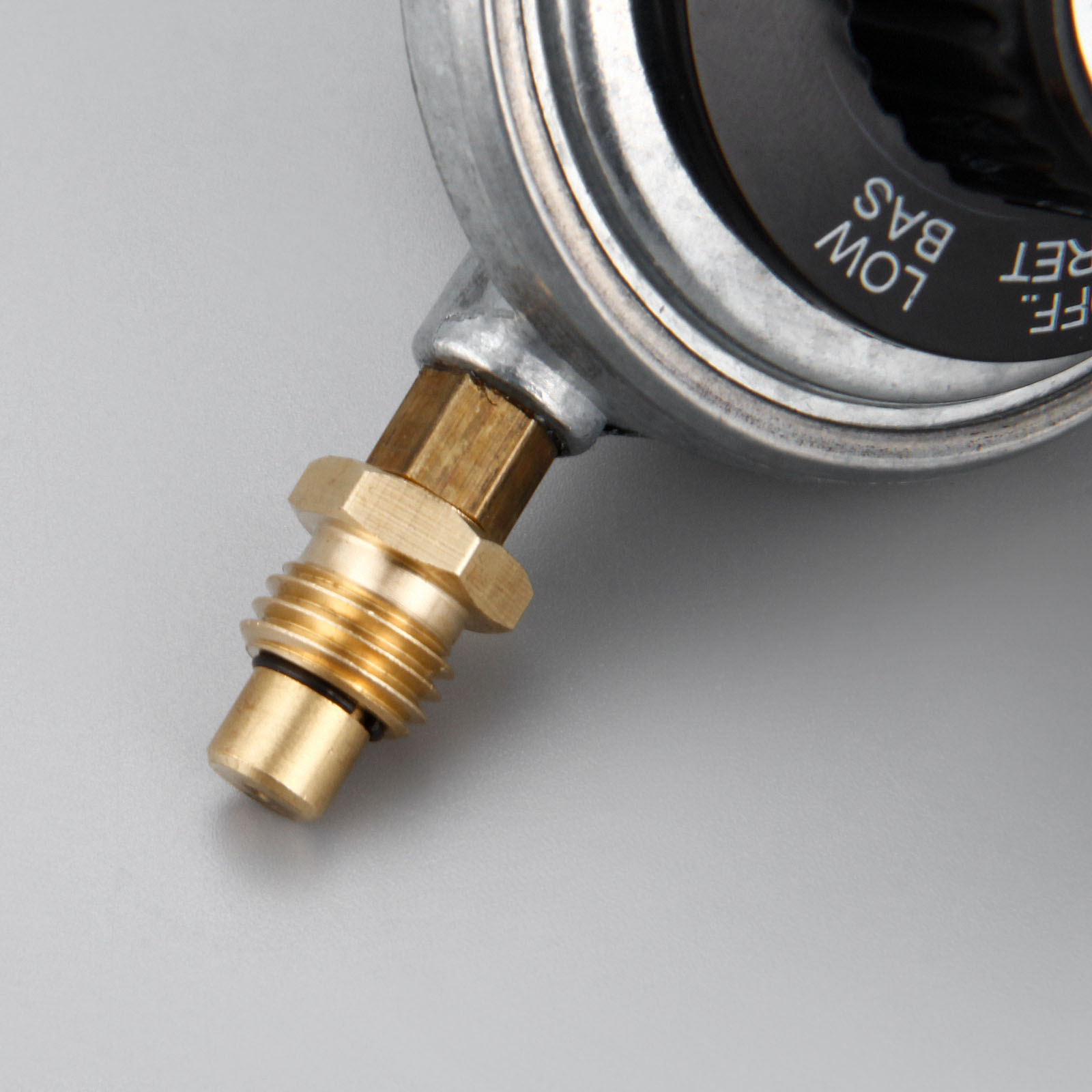 Männlichen M12 Propan Niederdruck Gas Regler Ventil Einstellbar Steuerung Bausatz Gewinde Mit 0,7mm Düse Auslauf 1 Zoll-20 UNEF Einlass