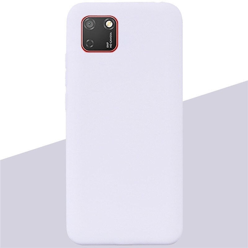 Soft Silicone Case For Huawei Y5p DRA-LX9 Case Silicone Back Cover Y5 p Phone Case For Huawei Y5P 5.45 Cover Coque Shell: 16 White