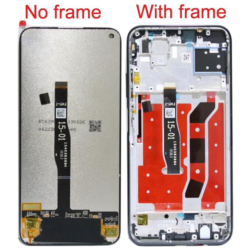 Original Getestet 6.4 ''Display Ersatz Mit Rahmen Für Huawei P40 Lite LCD Touch Screen Digitizer Montage für Nova 6 SE LCD