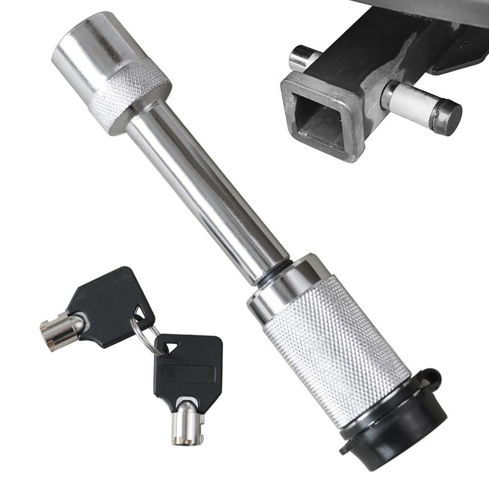 Trailer Hitch Lock Diameter 5/8" (1.59cm) Chromed Hitch Pin For Class Iii, Iv, V Hitches, Receiver Lock