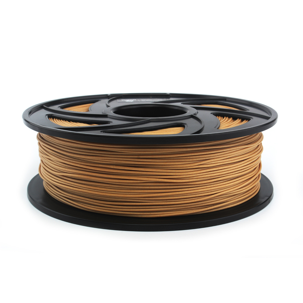 Filamento de madera para impresora 3D, 1,75mm, efecto de madera, Material de impresión 3D de plástico de , Material consumible