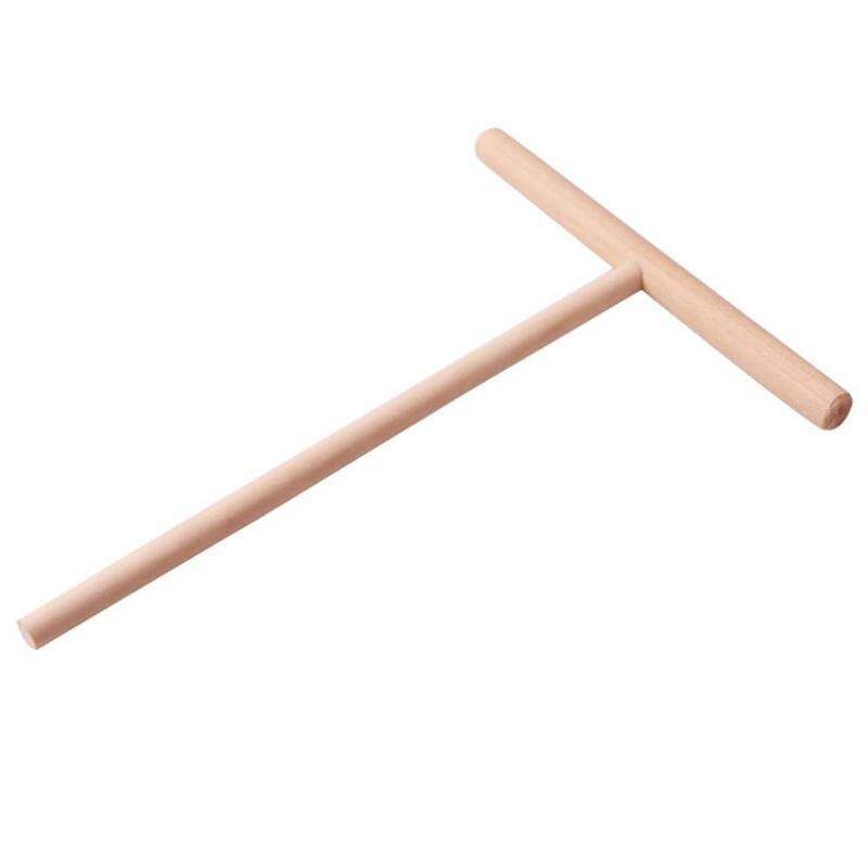1 stücke Obst Stehen Pfannkuchen Holz Maultier Holz Putter Nonstick Diy Runde Floß Bambus Küche Schaufel Werkzeuge 12*17cm Kuchen Holz G9B6