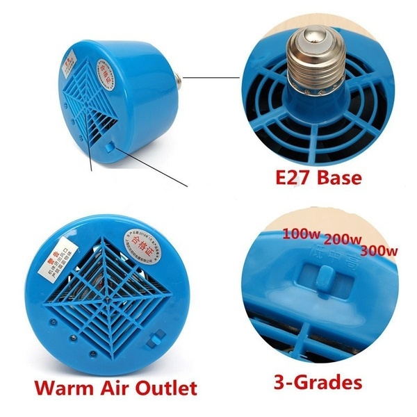 220V Teelt Verwarming Lamp Thermostaat Fan Heater Voor Kip Varkens Ei Incubators XHC88