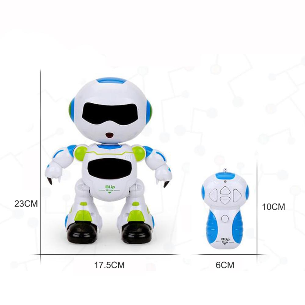 Remote Control Robot Christmas Electronic RC Learning Toddler Intelligent Action Dancing Toys Music Lights Kids Boys Girl