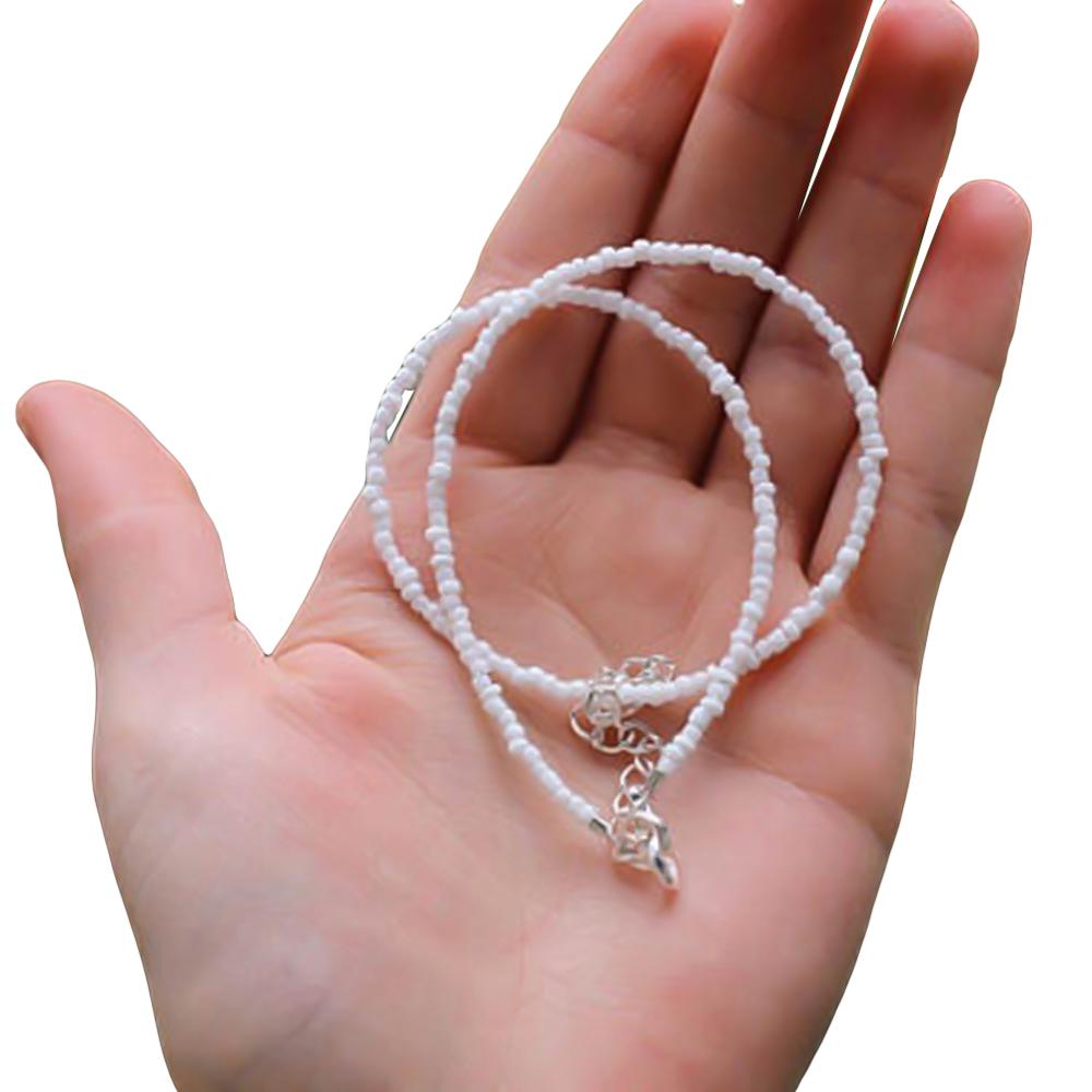 Einfache Halskette Frauen halsreif Frauen Perlen Halsband Halskette Sommer Strand Schmuck Geburtstag Kette Schmuck Frauen Schmuck: Ursprünglich Titel