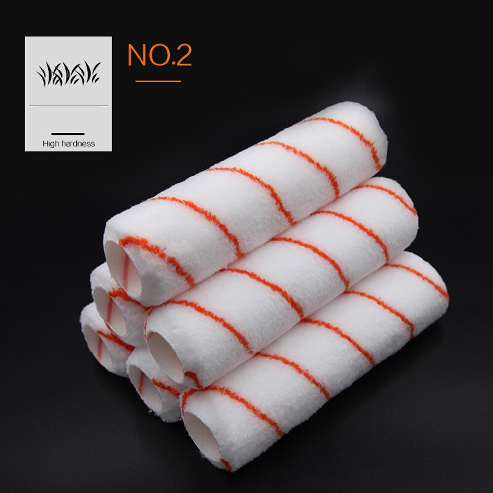 8pcs in 1 set Paint Runner Pro Roller Brush Handle Tool Room Wall Paint Brush Set