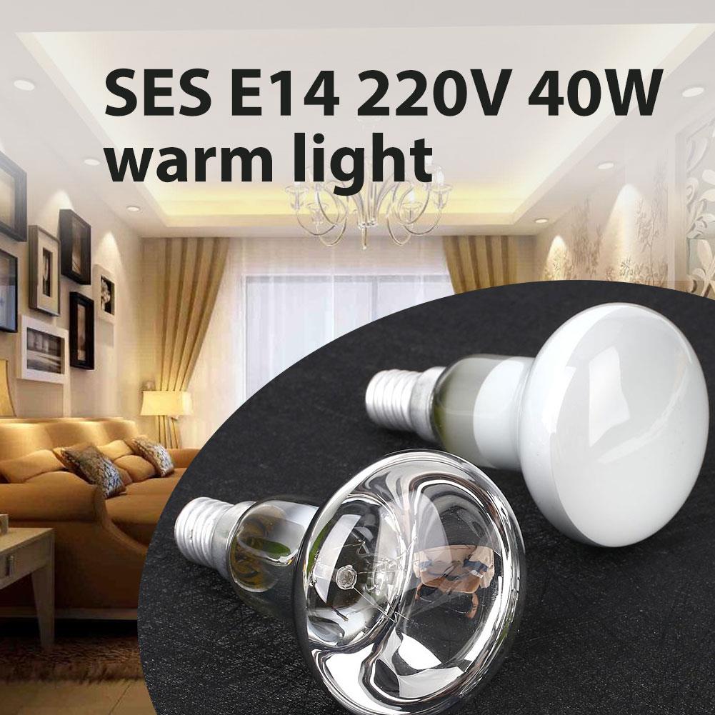 E14 reflektor spotlight pære glødelampe stue hjem indendørs ses belysningsarmatur udskiftning universal køkken