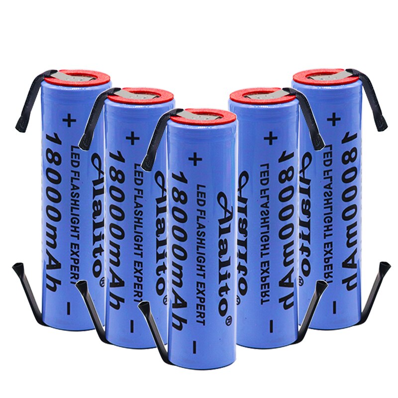 100% Original 3,7 v 18000mah 18650 Lithium-Akku Für Energie Werkzeug Schweißen Nickel Blatt batterien Pack