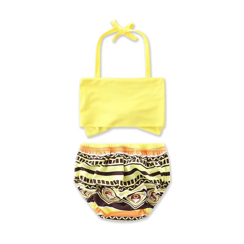 Precioso biquini para bebés y niñas, parte superior separada de verano para recién nacidos y pantalones cortos, traje de baño para niñas, traje de baño Tankini, ropa de playa