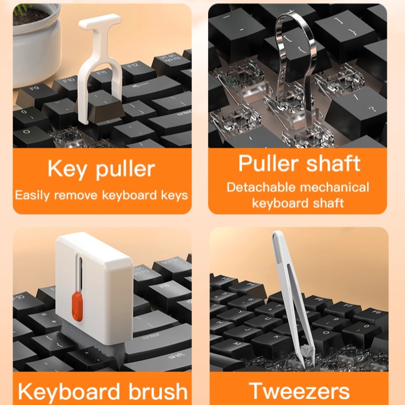 32 in 1/7 in 1 Digitalkamera Headset praktisch Laptop Tastatur Reinigungswerkzeug einstellen Reinigungsbürste sauber Kuli für Airpods Profi