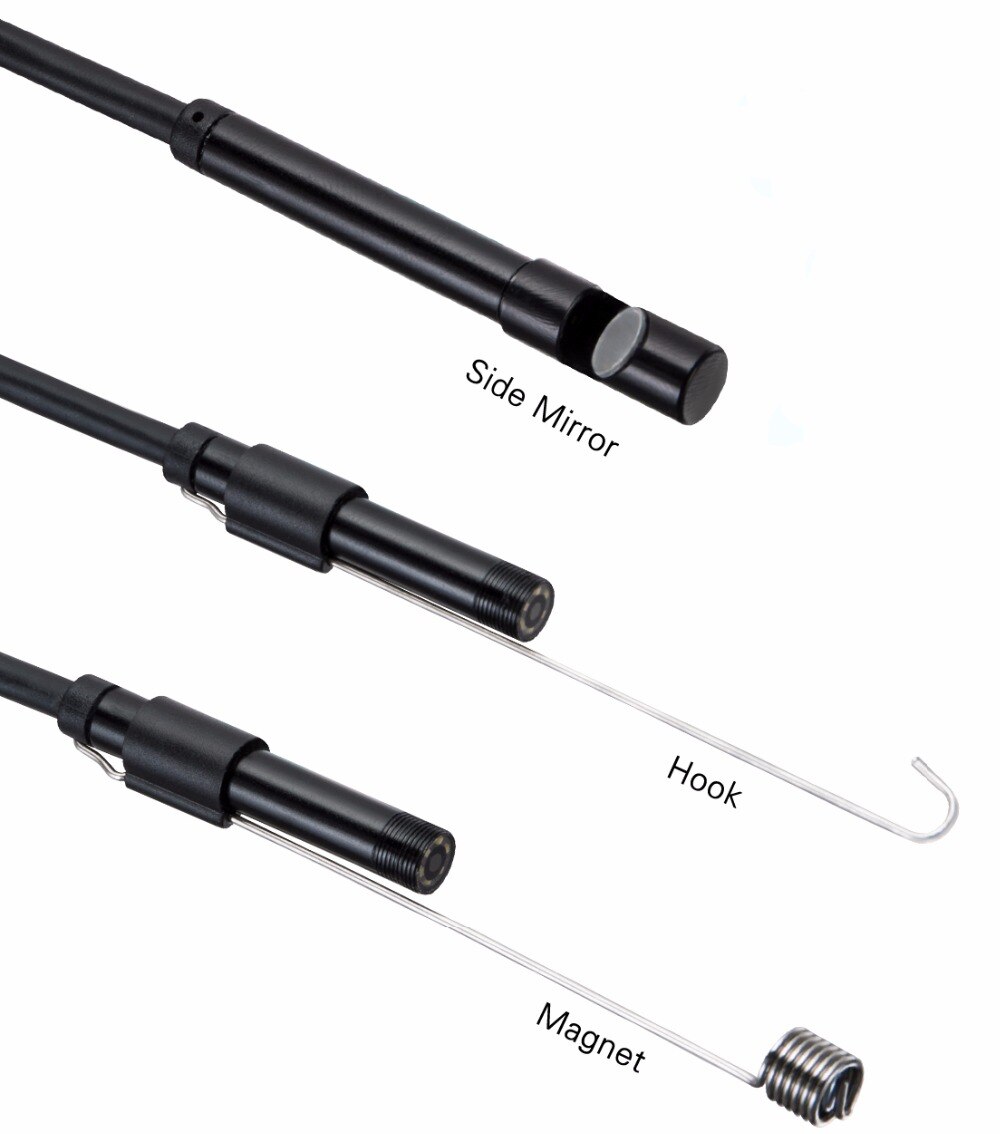 Caméra d&#39;inspection serpent USB 1080P 2.0 MP, étanche IP68, Endoscope USB type-c avec 8 LED, pour Samsung Huawei Xiaomi PC