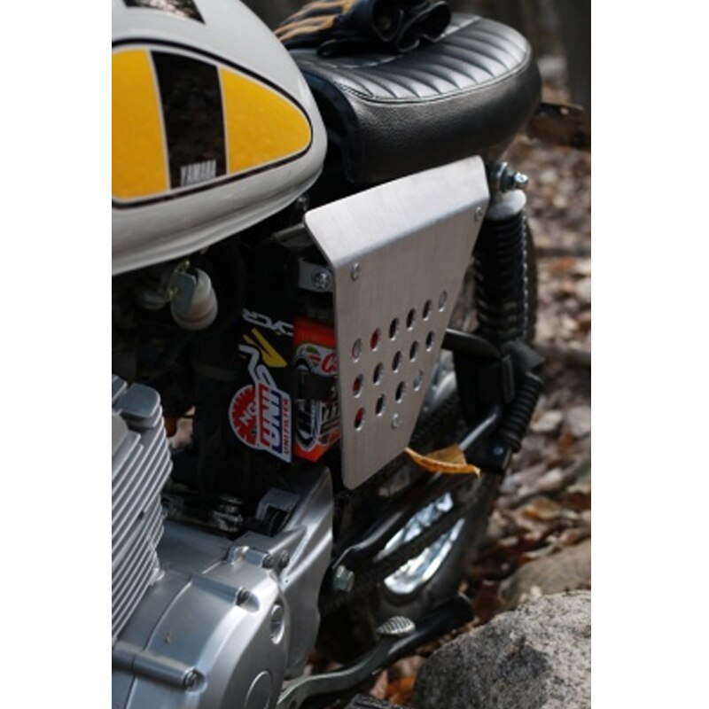 Aluminum Motorcycle Side Panel cover protection Decorative covers Cafe Racer Scrambler