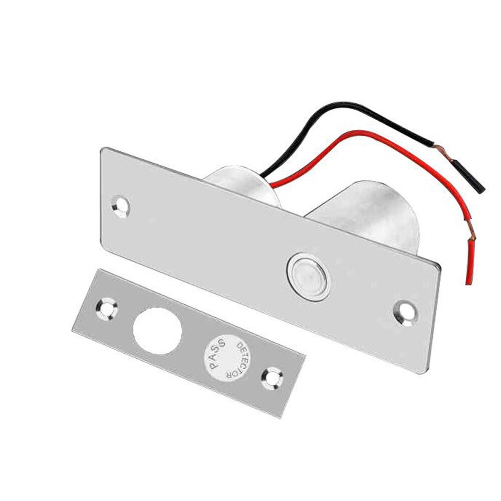 Fail Safe Stainless Steel DC 12V Mini Electric Bolt Lock Solenoid Electric Door Lock 5 wires feedback lock Easy to Install