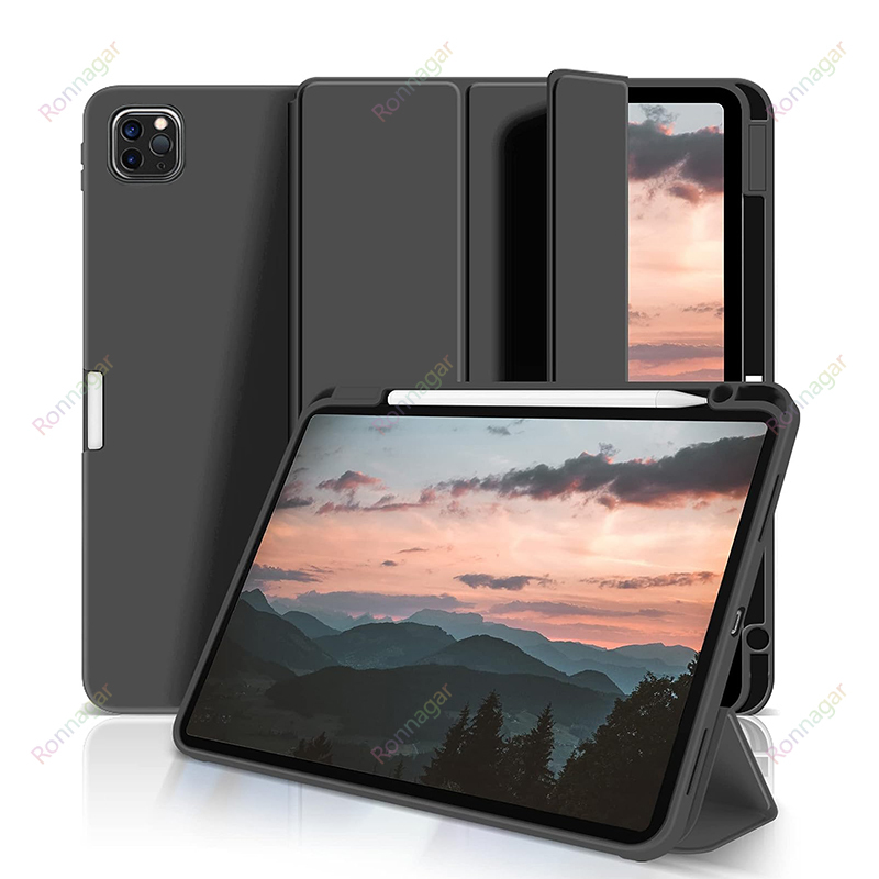 Para iPad Air 5 funda ipad Air 4 iPad iPad 10ta generación funda iPad Pro 11 M1 M2 soporte de silicona soporte de carga de lápiz de segunda generación